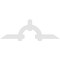 Ekena Millwork Ericson Architectural Grade PVC Gable Bracket, 84"W x 28"H x 2"D x 6"F, 8/12 Pitch GBP084X28X0206ERI00 - alternate 3